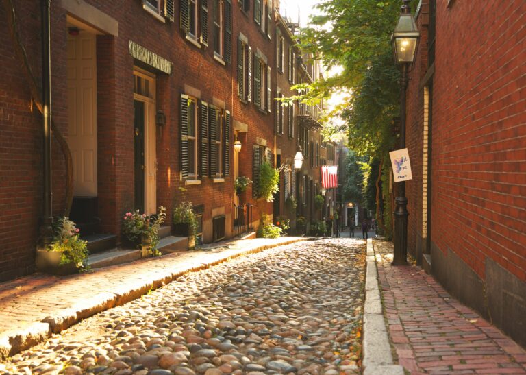 Boston Newbury Street cobblestone