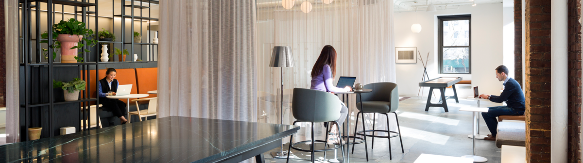 A selection of people working at Convene 101 Greenwich Street