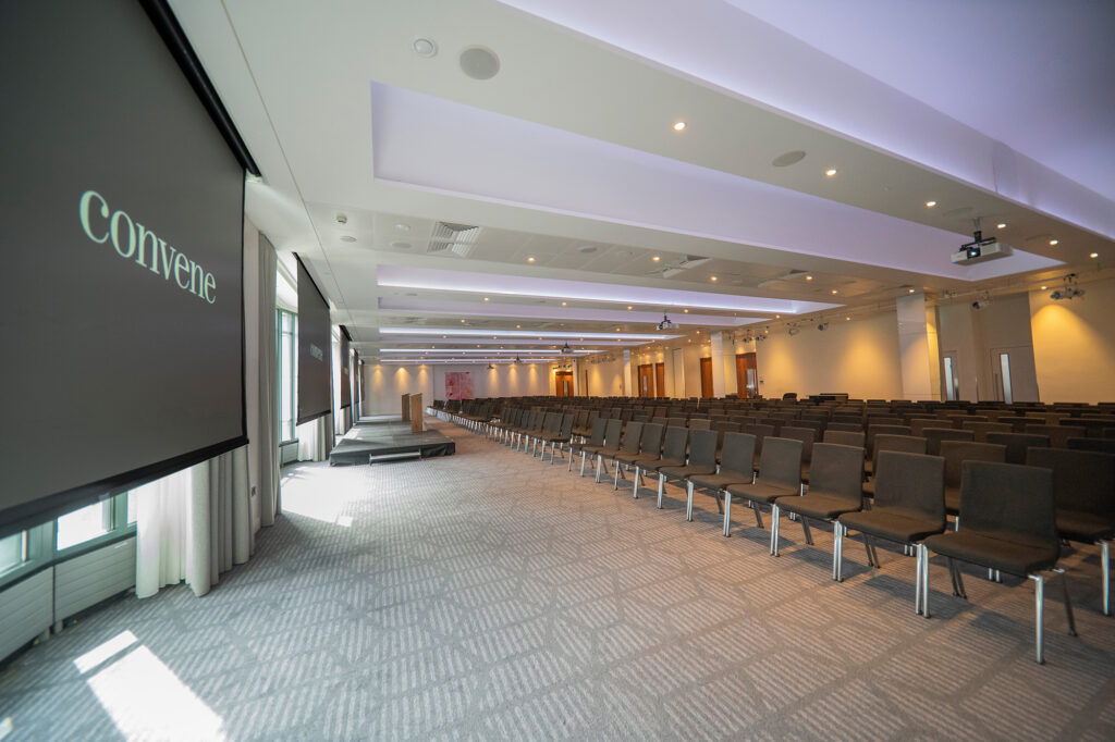 The Broadgate Forum at Convene 155 Bishopsgate, Liverpool Street.
