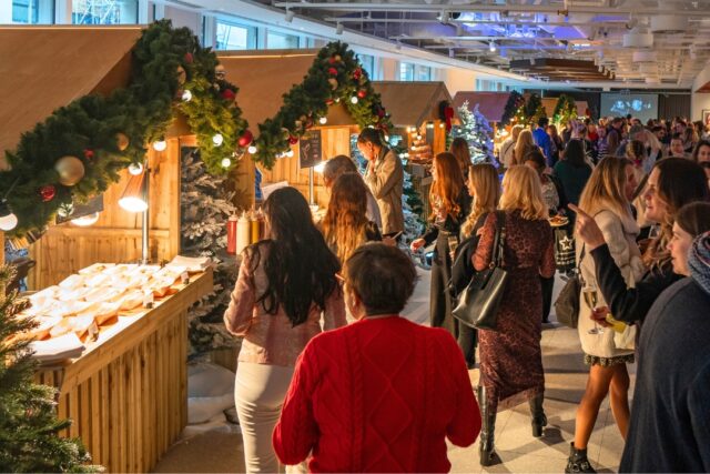 Convene Christmas Market Stands