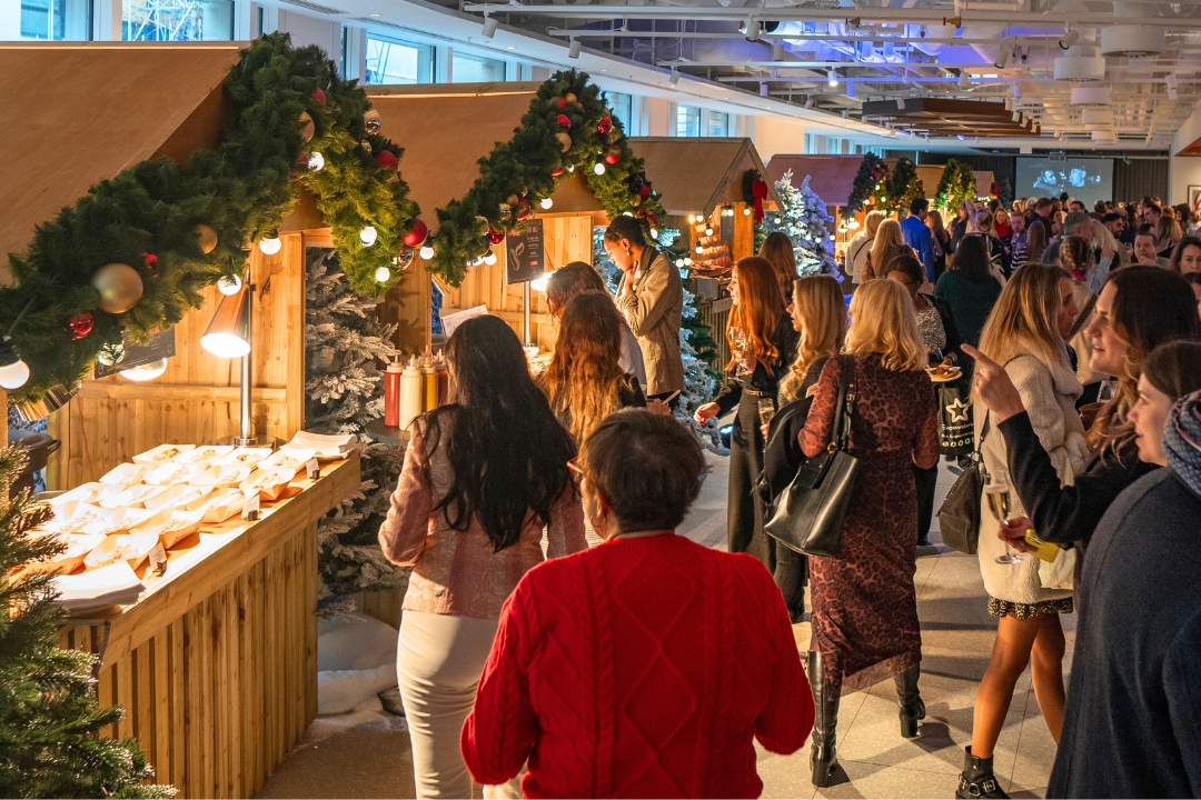 Convene Christmas Market Stands