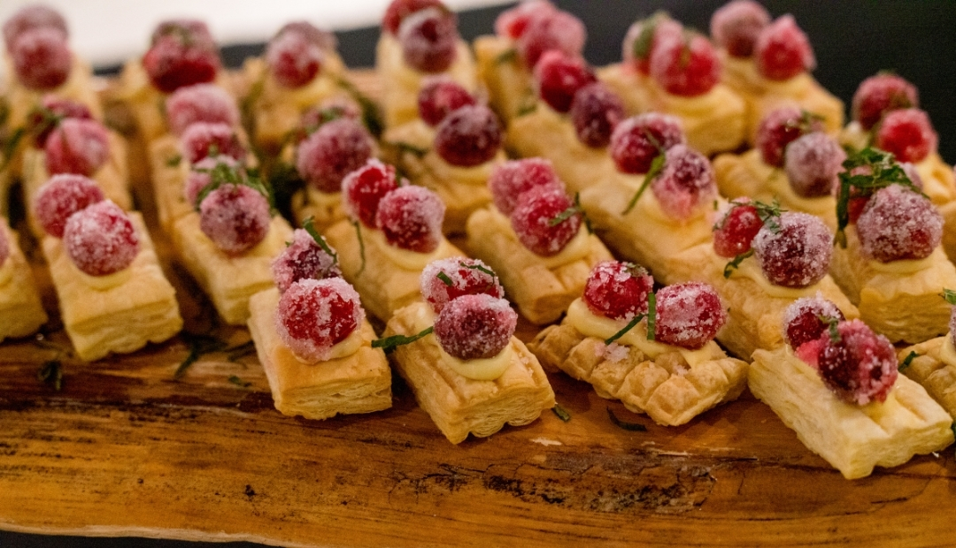 Seasonal Hor D'Oeuvres at etc.venues Christmas Showcase