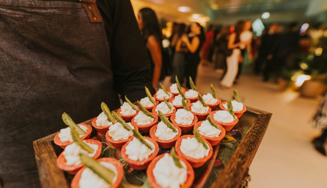 Passed Hor D'Oeuvres at Convene 200 Aldersgate, St. Paul's Opening Event