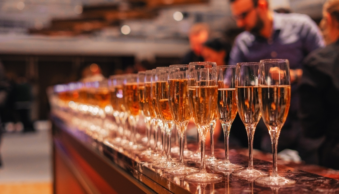 Champagne Greeting at Convene Sancroft St. Paul's Opening Party