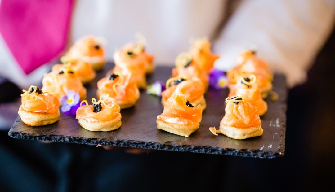 Passed Hor D'Oeuvres at etc.venues Christmas Showcase