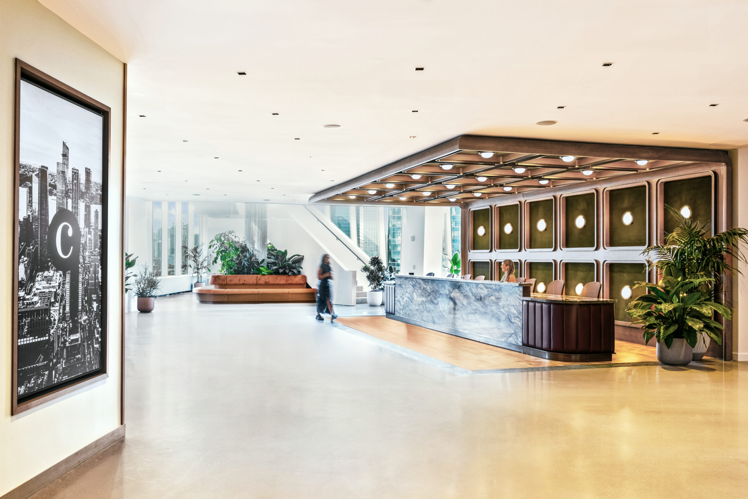 Convene 30 Hudson Yards - Welcome Desk - photo credit_ Isaiah Gill