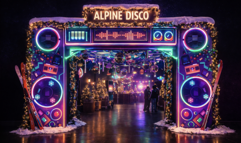 London Christmas Party Immersive Event Alpine Disco