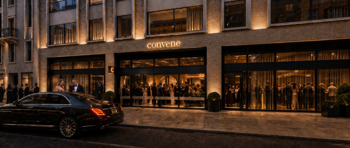 Exterior facade of One Rathbone Square, West End, London — future home of Convene Rathbone